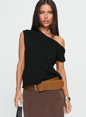 Ashfield Off Shoulder Top Black
