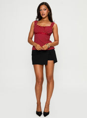 Garconne Top Red Polka Dot