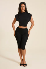 The Sandra Corset Top in Black