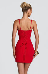 Pareesa Mini Dress - Red