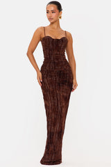 Amore Devore Maxi Dress