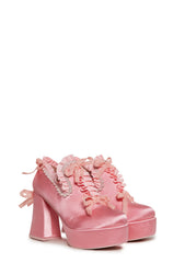 Bisou Baby Platform Heels - Pink