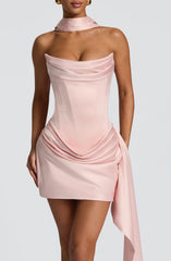 Mona Mini Dress - Blush