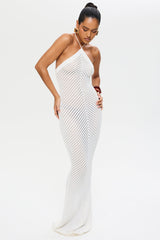Remy Knit Maxi Dress in White
