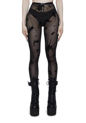 Spider’s Lair Mesh Leggings