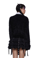 Cursed Cuddler Fuzzy Sweater