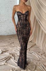 Sian Maxi Dress - Black