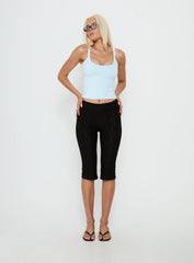 Kasper Cinched Tank Top Blue