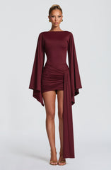 Lucetta Mini Dress - Cherry Lacquer