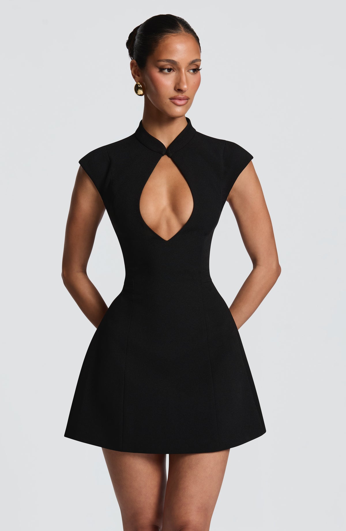 Sakura Mini Dress - Black