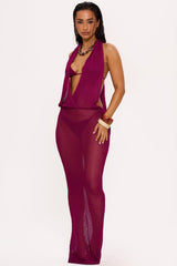 Cassis Maxi Dress