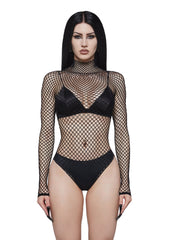 Because I Said So Fishnet Bodysuit