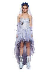 Moonlit Glow High-Low Dress