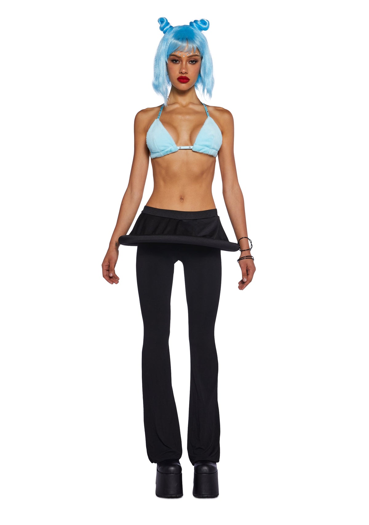 Just A Girl Popstar Costume and Wig Set