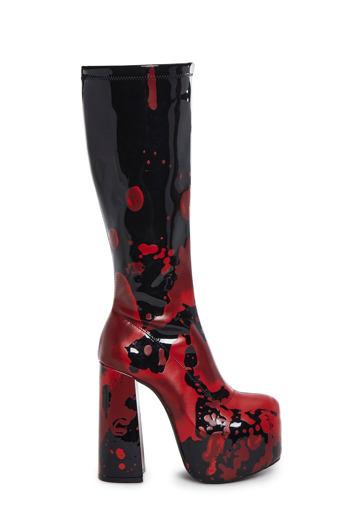 Scream Queen Gogo Boots - Black