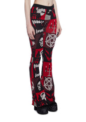 Exercise Caution Flare Pants