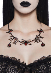 Love’s Web Statement Necklace
