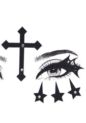 Gothic Glimmer Face Gems