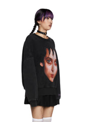 Distressed Soul Oversized Sweatshirt